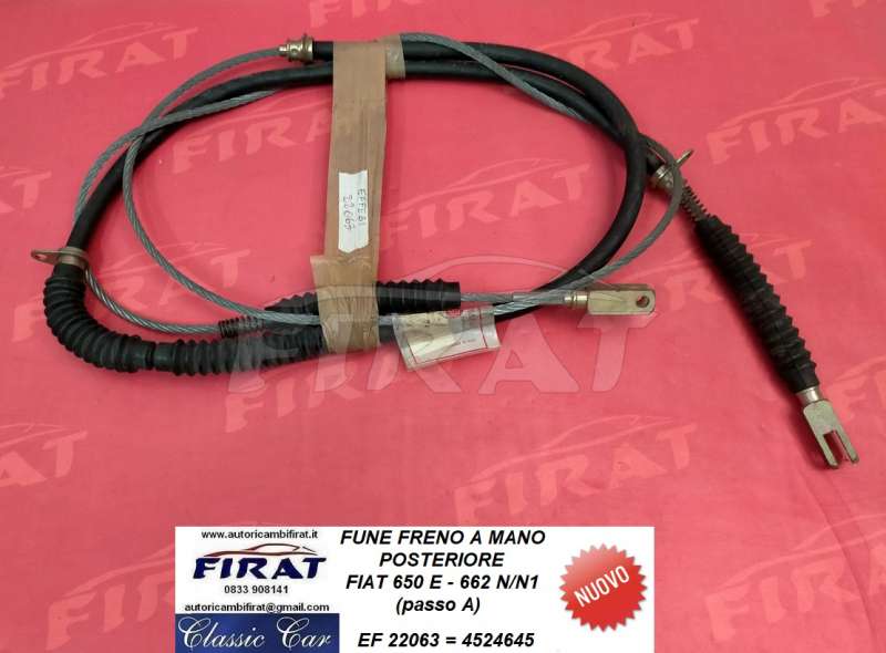 FUNE FRENO A MANO FIAT 650E - 662N/N1 POST. (22063)